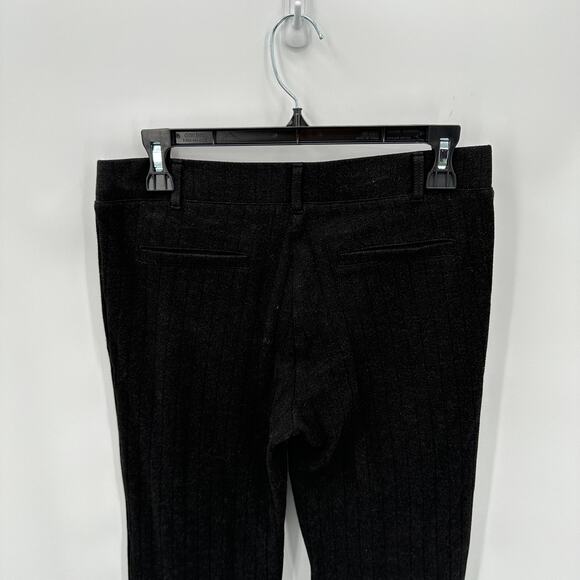 BETABRAND Black Bootcut Stripe Flare Leg Pant // Medium Long - Picture 6 of 8